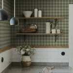 Harry wallpaper in Forest Green color