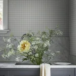 Herman misty blue Wallpaper – | Wallpaper Twins Herman misty blue wallpaper in color