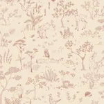 Hollie Wallpaper – Terracotta | Wallpaper Twins Hollie wallpaper in Terracotta color