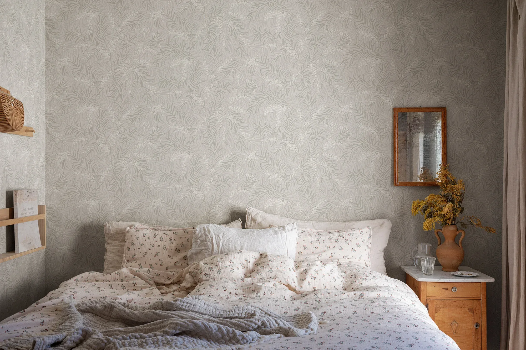 Idun wallpaper in Mineral Gray color
