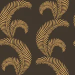 Jasmine wallpaper in Charcoal color