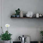 Kalk wallpaper in Misty Blue color