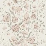 Karins bukett Wallpaper – Powder Pink | Wallpaper Twins Karins bukett wallpaper in Powder Pink color