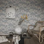 Kristoffer misty blue wallpaper in color