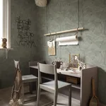 Kristoffer sage green wallpaper in color