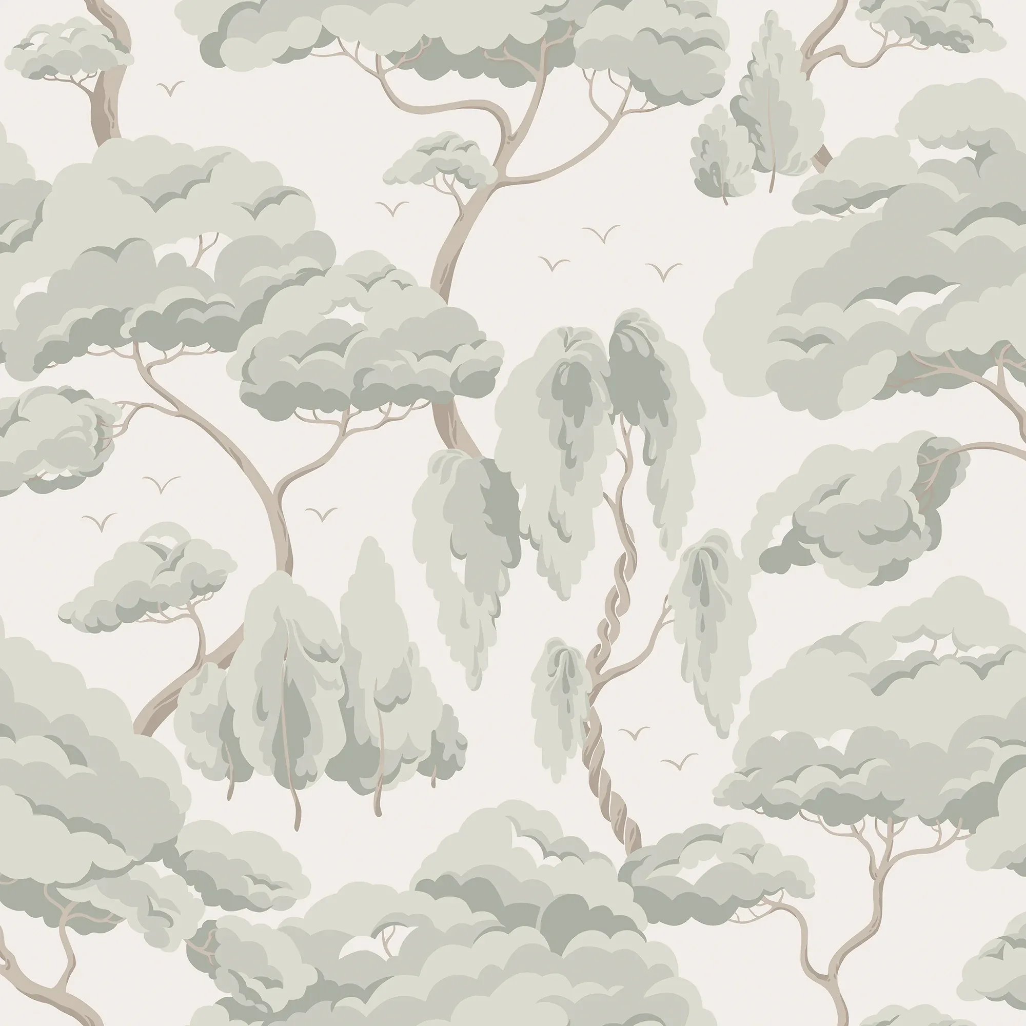 Kristoffer spring green wallpaper in color