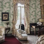 Leon wallpaper in Garden Green color