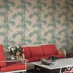 Leon wallpaper in Misty Blue color