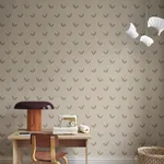 Lilly wallpaper in Blush color