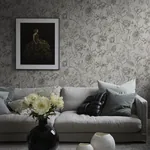 Linda wallpaper in Sandstone color