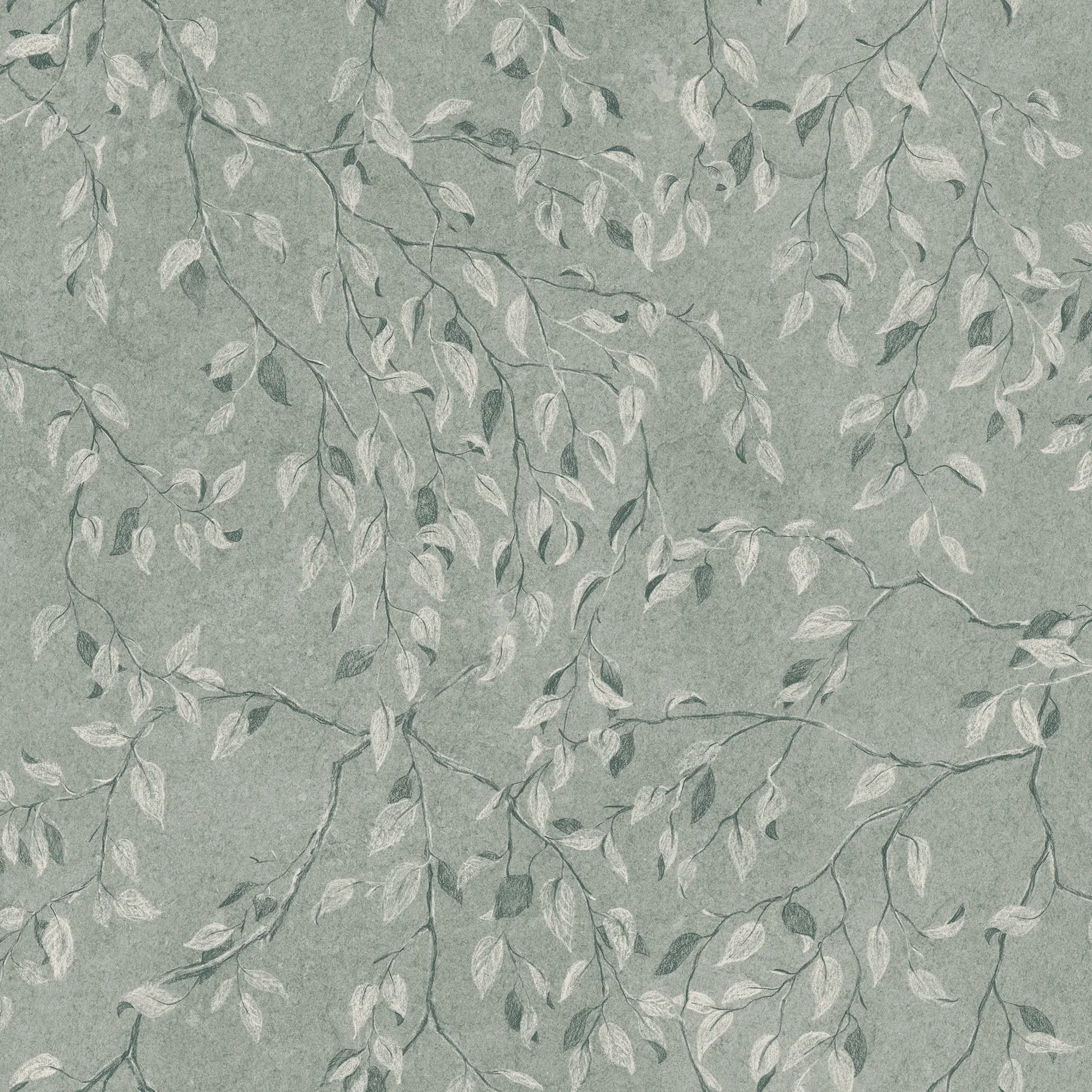 Lise wallpaper in Forest Green color