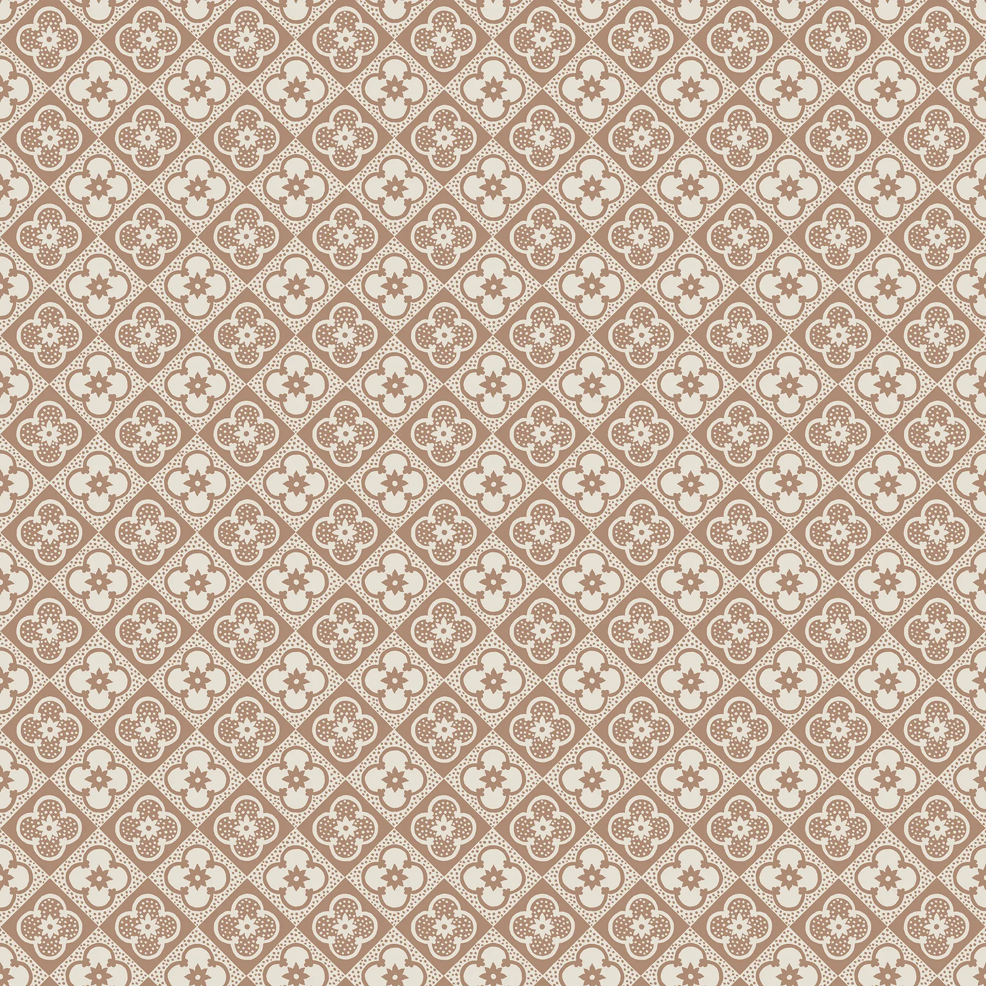 Lyckan wallpaper in Copper color