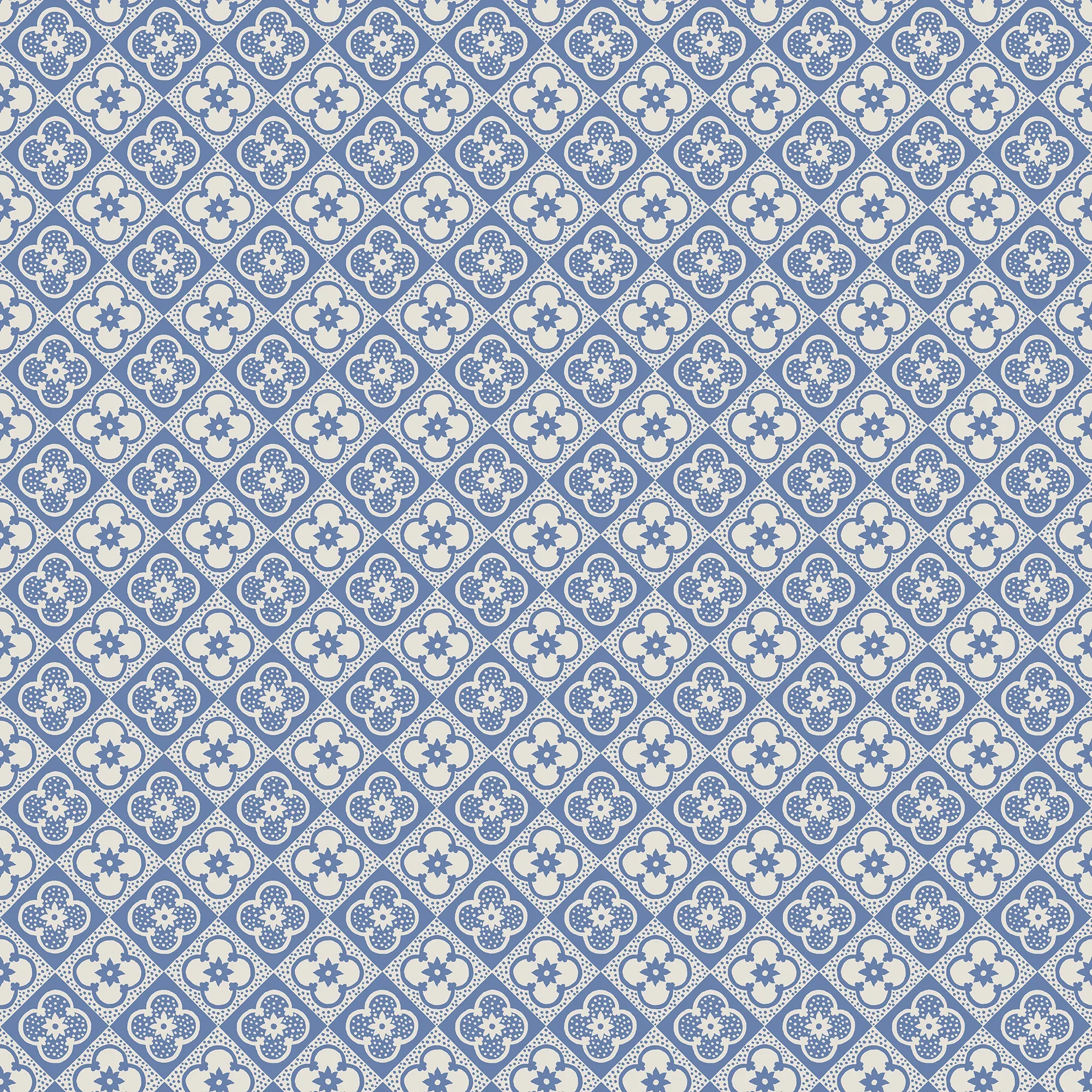 Lyckan wallpaper in Sapphire color