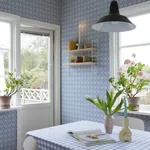 Lyckan Wallpaper – Sapphire | Wallpaper Twins Lyckan wallpaper in Sapphire color