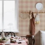 Lykke Wallpaper – Terracotta | Wallpaper Twins Lykke wallpaper in Terracotta color
