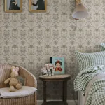 Maj wallpaper in Clay color