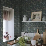 Maj wallpaper in Midnight Blue color