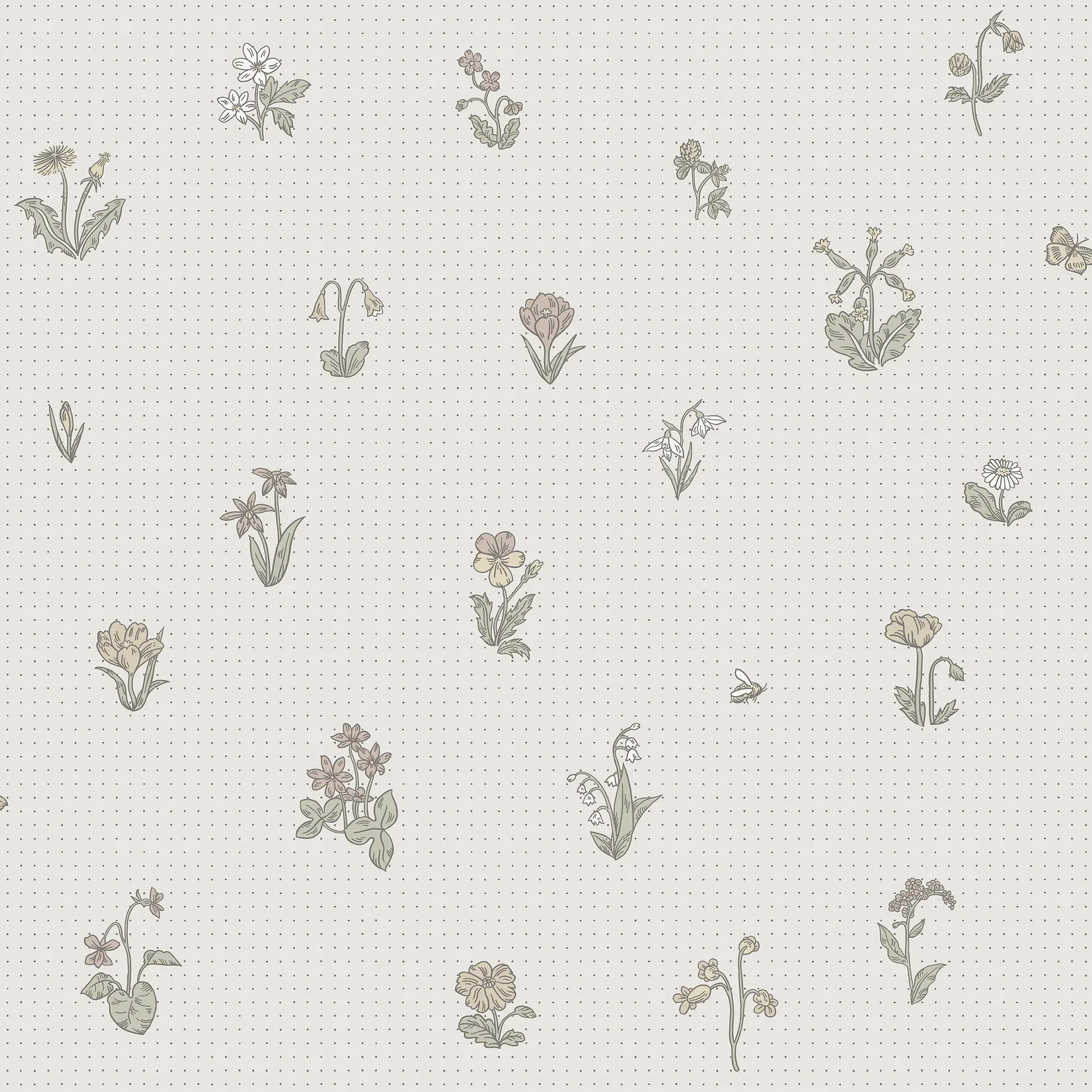 Maja pastel wallpaper in color