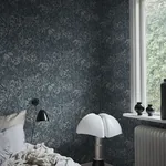 Malin Wallpaper – Indigo Blue | Wallpaper Twins Malin wallpaper in Indigo Blue color