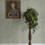 Marion wallpaper in Sage Green color