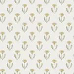 Maskrosen wallpaper in Spring Green color