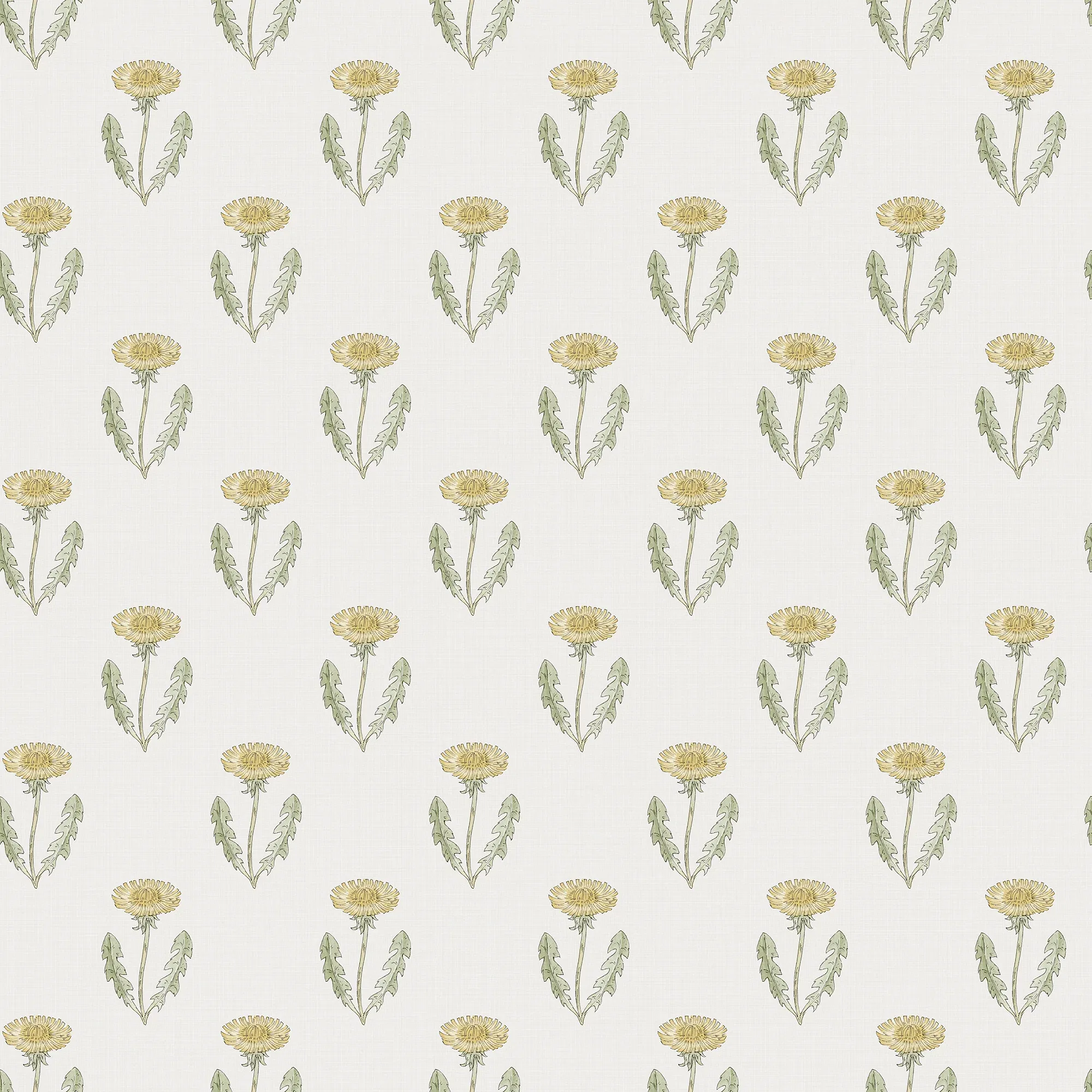 Maskrosen wallpaper in Spring Green color
