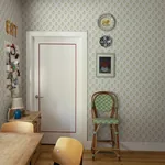 Maskrosen wallpaper in Spring Green color