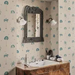 Milo Wallpaper – Misty Blue | Wallpaper Twins Milo wallpaper in Misty Blue color