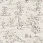 Montfort wallpaper in Graphite color