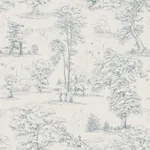 Montfort wallpaper in Indigo Blue color