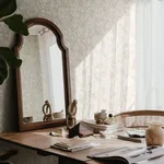 Olof wallpaper in Sage Green color
