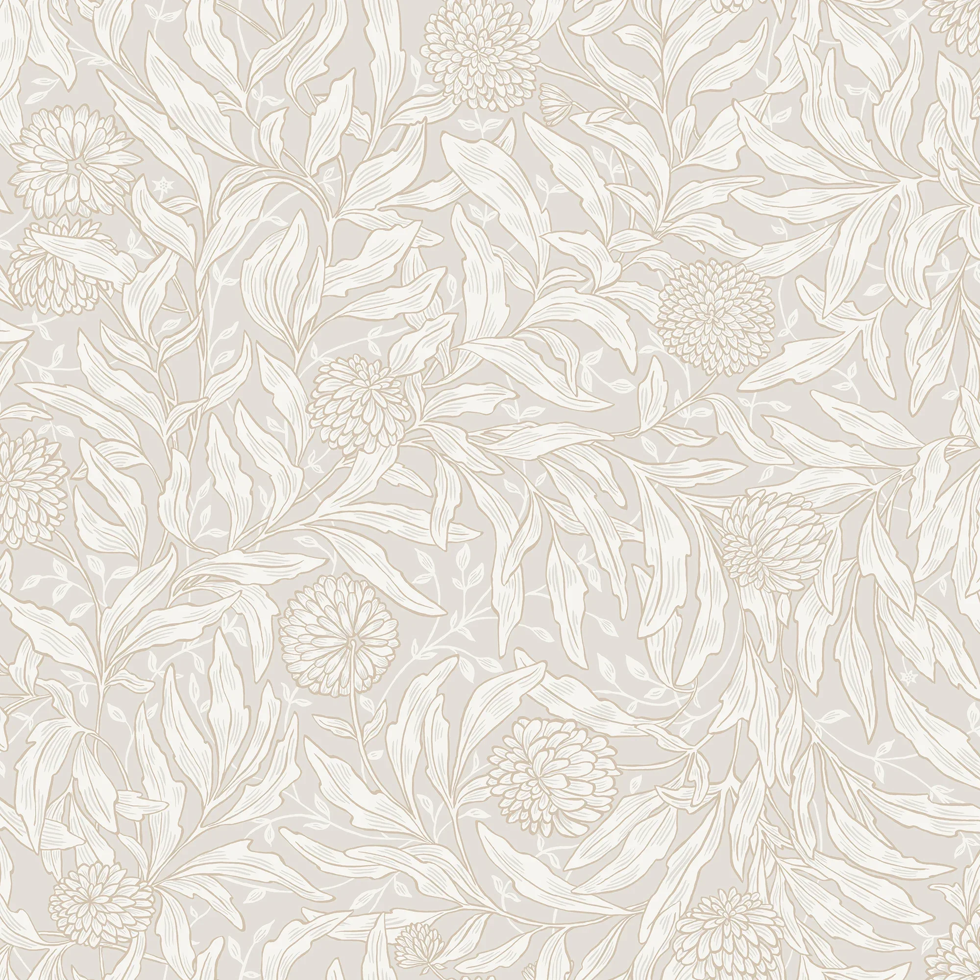 Olof wallpaper in Sandstone color