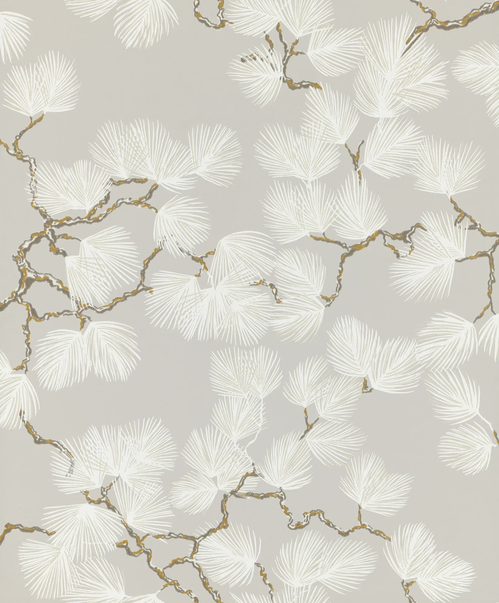 Pine wallpaper in Gray color