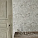 Pine wallpaper in Gray color