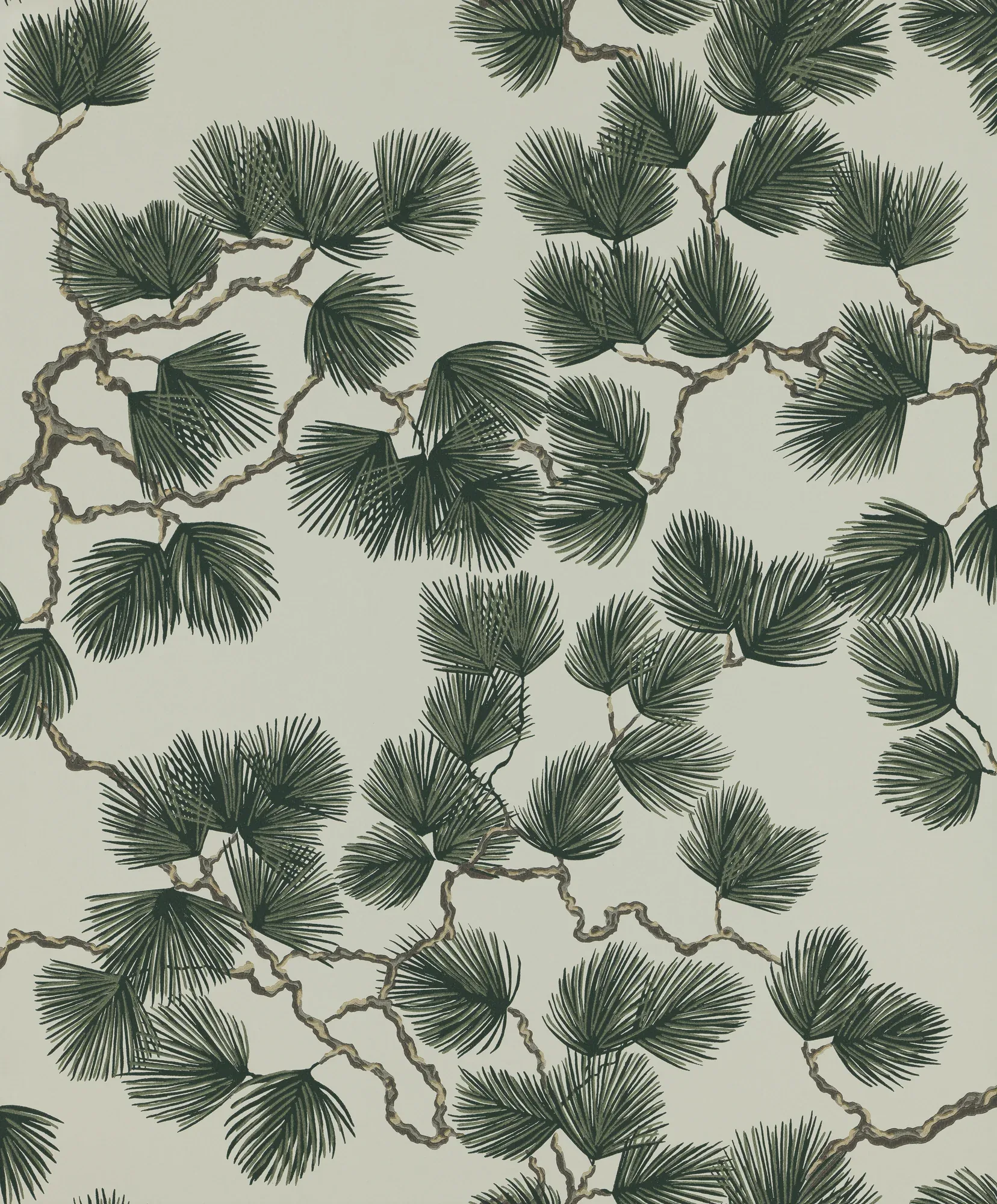 Pine wallpaper in Green color