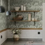 Ragnvi wallpaper in Green color