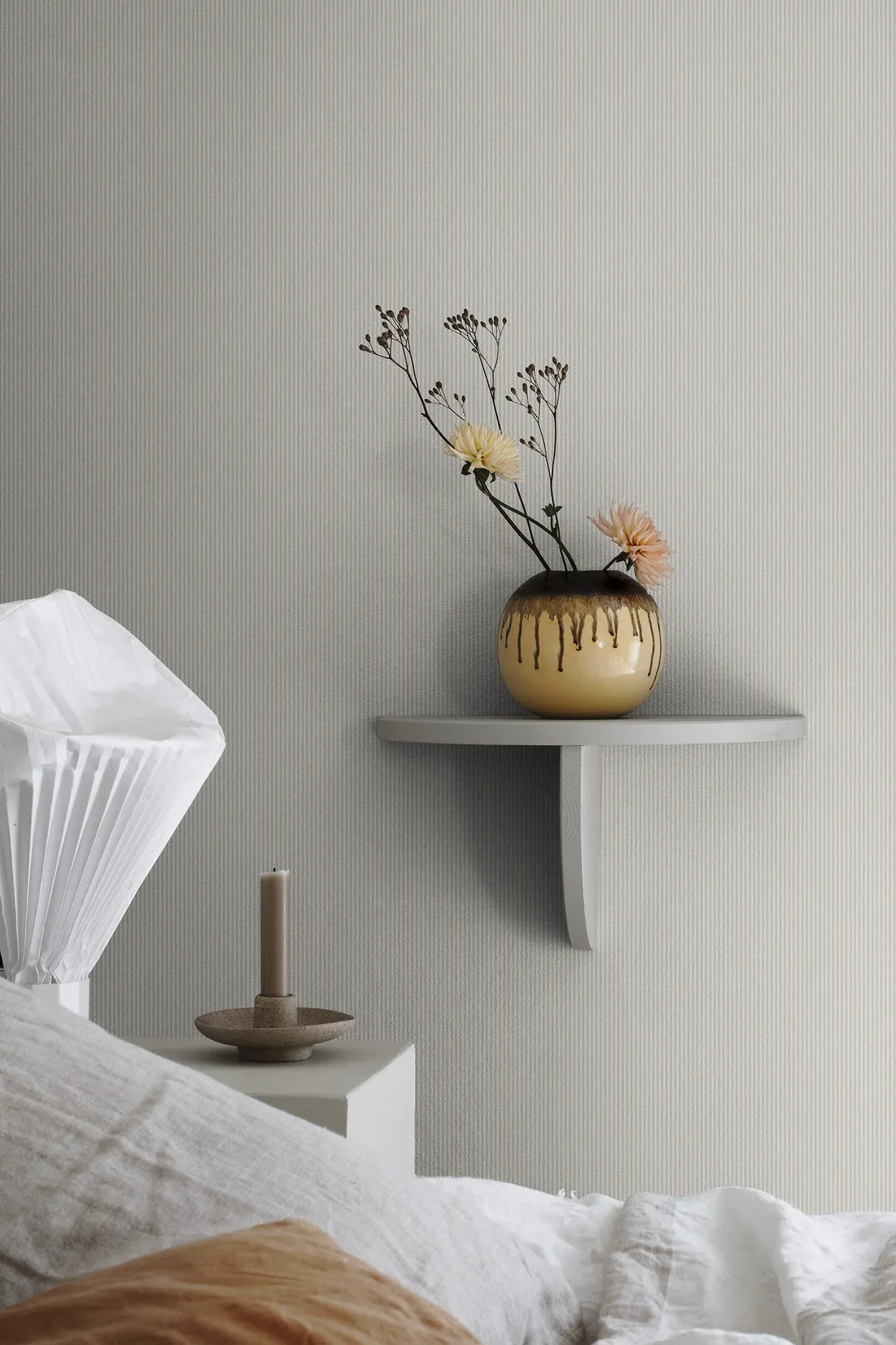 Rand wallpaper in Sandstone color