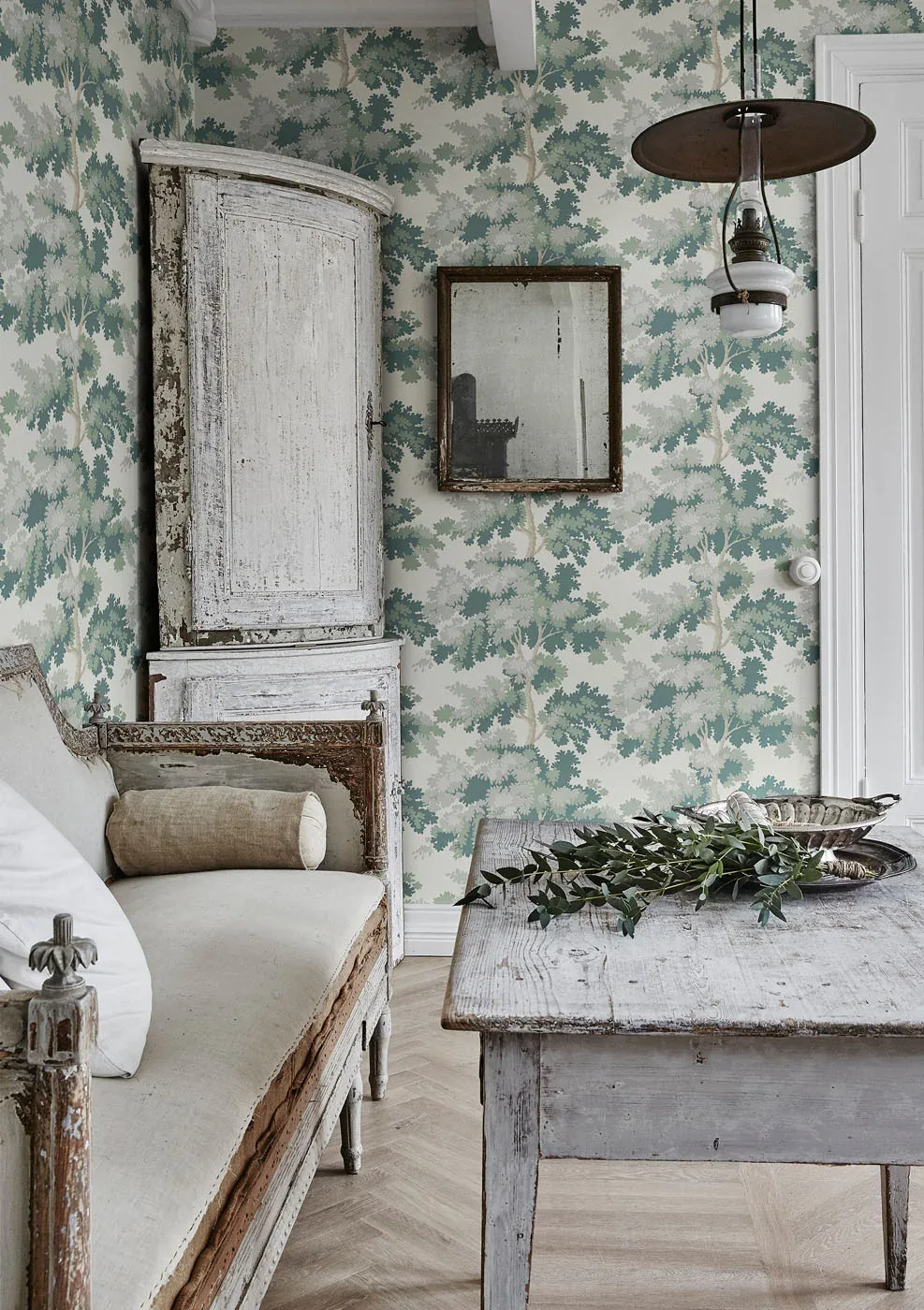 Raphael wallpaper in Green color