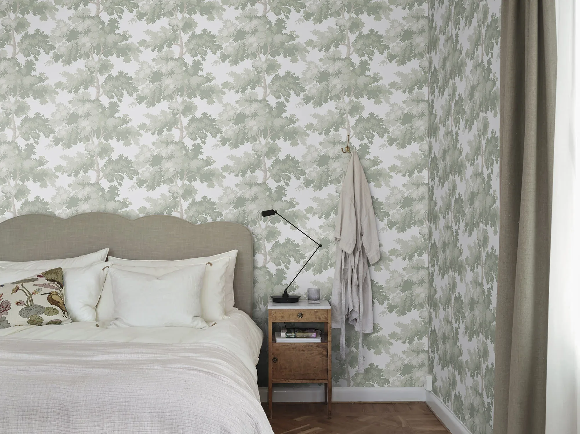 Raphael wallpaper in Light Green color