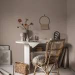 Ruta wallpaper in Terracotta color