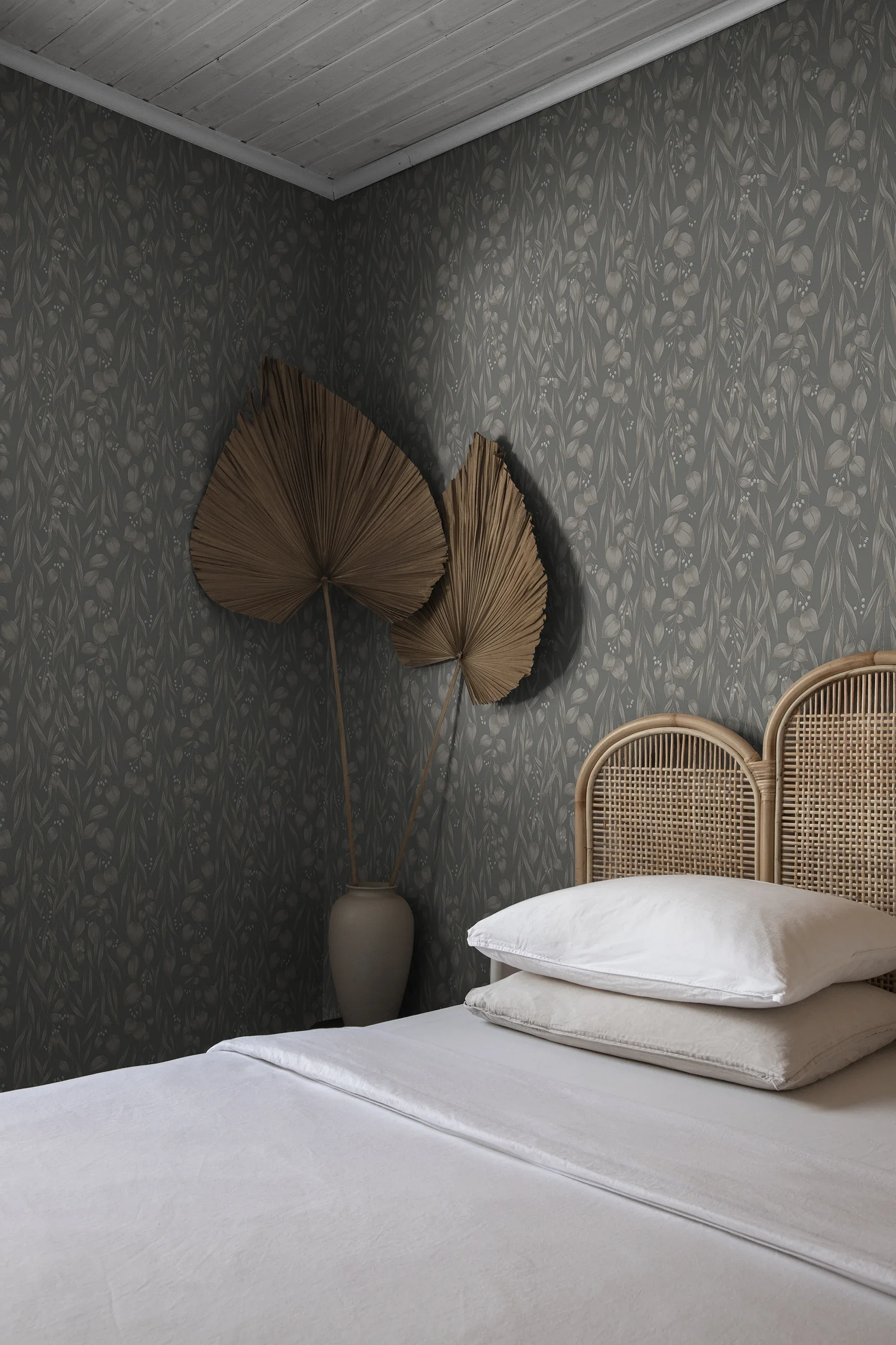 Sara sage green Wallpaper – | Wallpaper Twins Sara sage green wallpaper in color