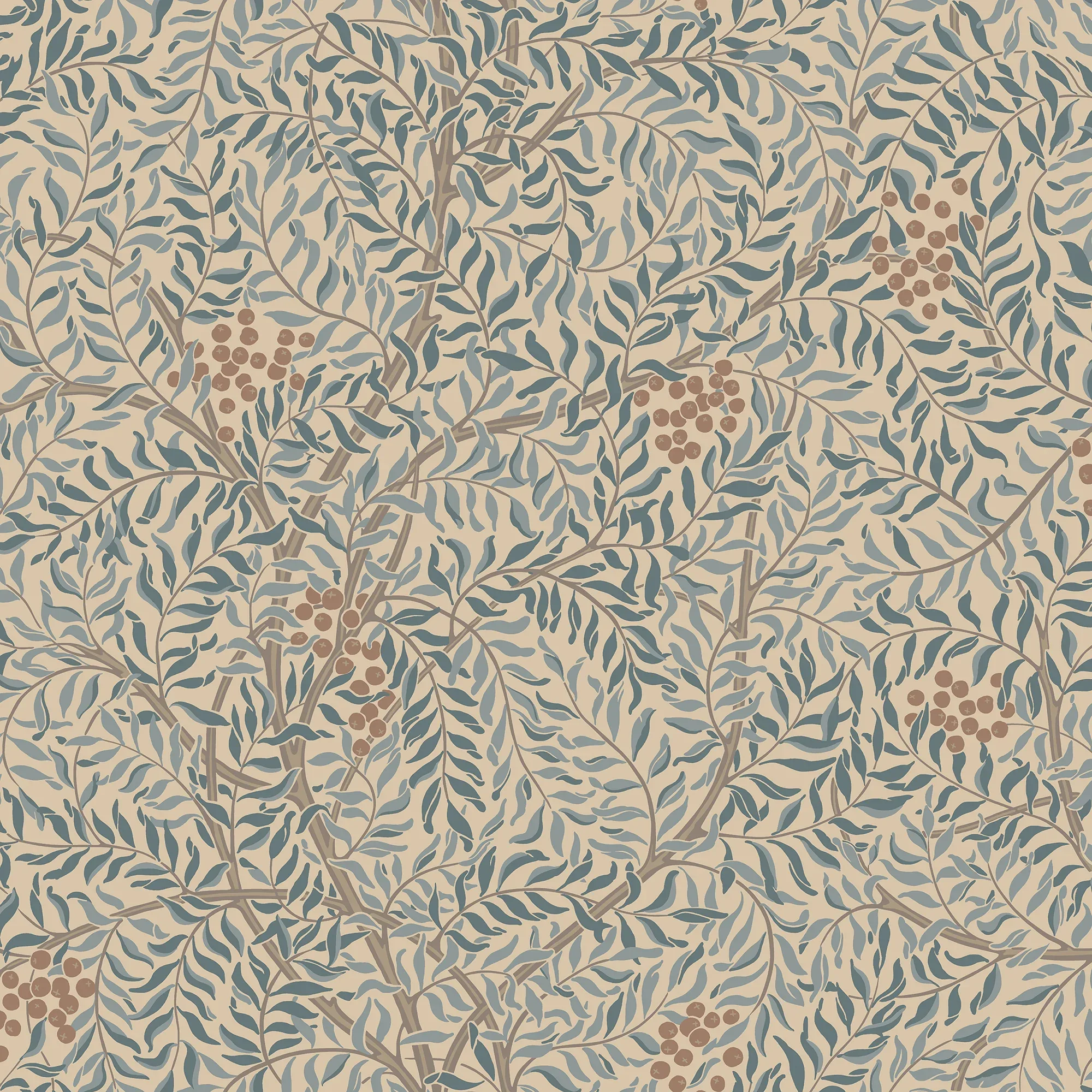Simon wallpaper in Misty Blue color