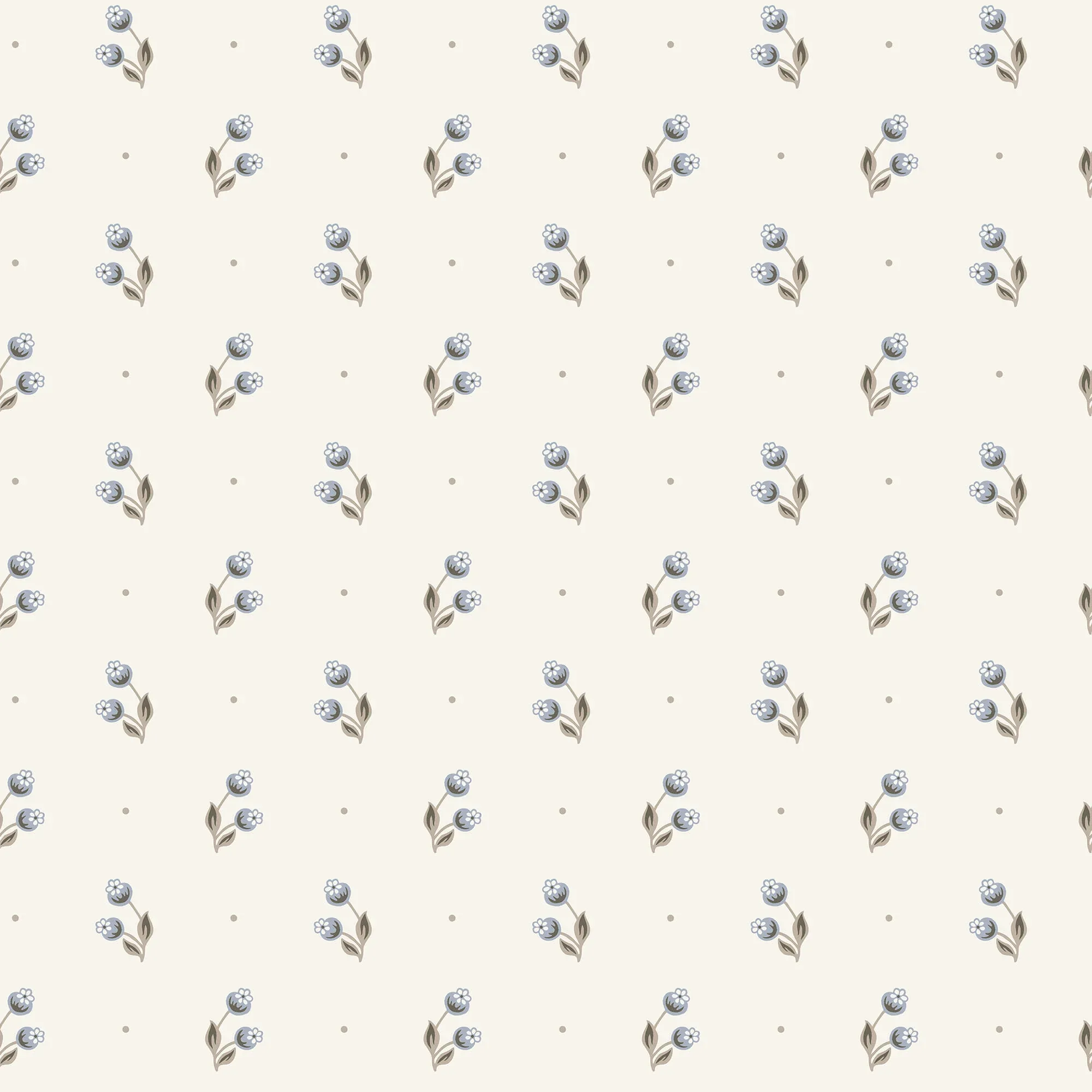 Siv wallpaper in Misty Blue color