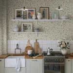 Solliden wallpaper in Spring Green color