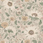 Solveig wallpaper in Clay color