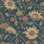 Solveig Wallpaper – Midnight Blue | Wallpaper Twins Solveig wallpaper in Midnight Blue color