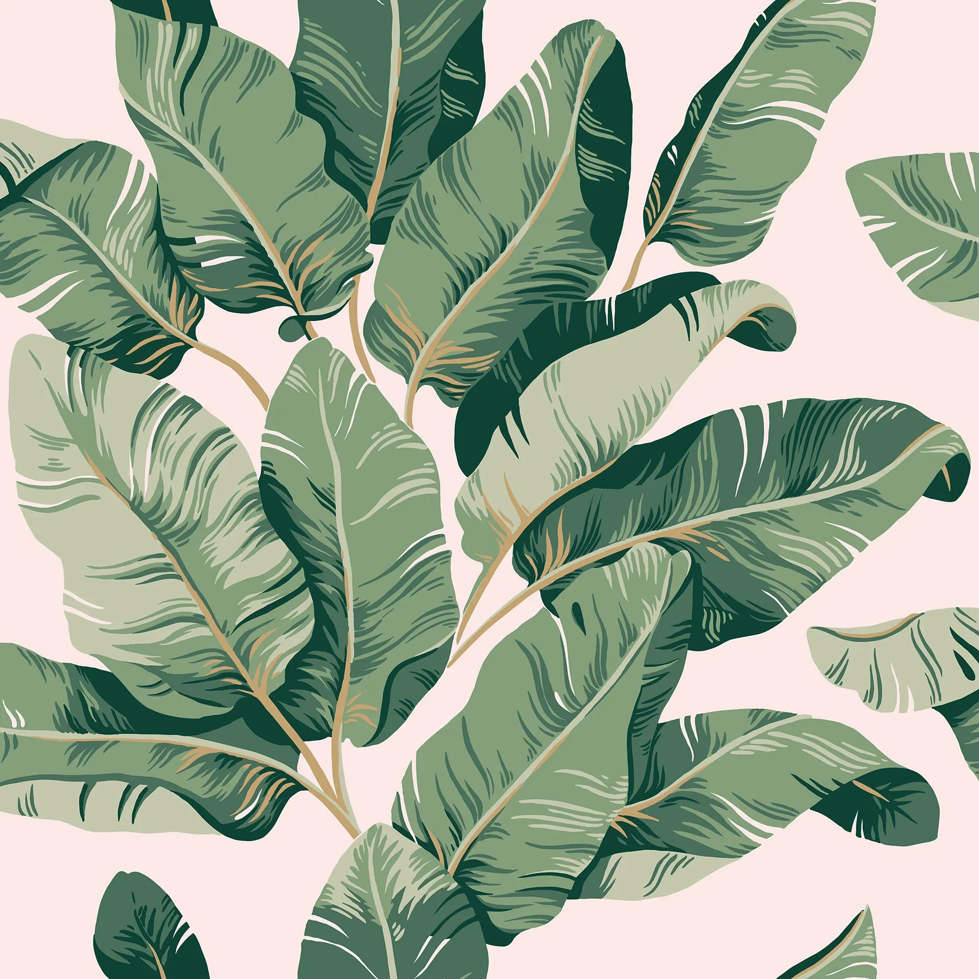 Tom wallpaper in Emerald color