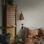 Tove sage green Wallpaper – | Wallpaper Twins Tove sage green wallpaper in color