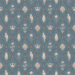 Turtledove Barn Wallpaper – Indigo Blue | Wallpaper Twins Turtledove Barn wallpaper in Indigo Blue color