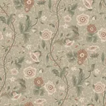 Ulla wallpaper in Garden Green color